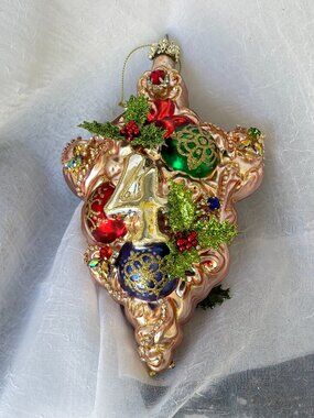 Mark Roberts Jeweled Christmas Ornament Limited Edition 4 Calling Birds 8.5" NIB